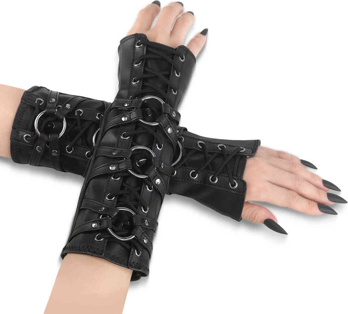 DemoniaCult - DA-462 Armwarmer - Zwart
