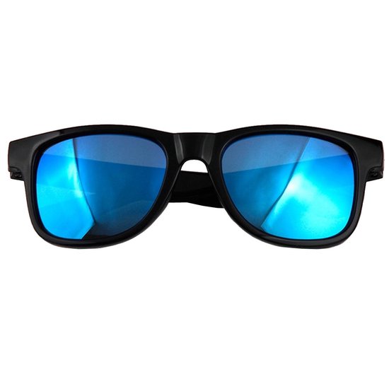 Fako Sunglasses® - Kinder Zonnebril Classic - Jongens Zonnebril - Meisjes Zonnebril - Spiegel Blauw van Fako Sunglasses® — afbeelding 2