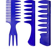 Texturizing Comb 3 stuks - Barbier Kam Hoog Kwaliteit - Kapper Kam - Haar Kam