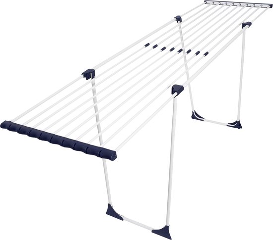 Vrijstaande wasdroger 1350W 2-laags elektrische wasdroger met wielen Droogkast voor binnen/buiten Kledingkast Balkon Droogrek, 240min Afstandsbediening Timing