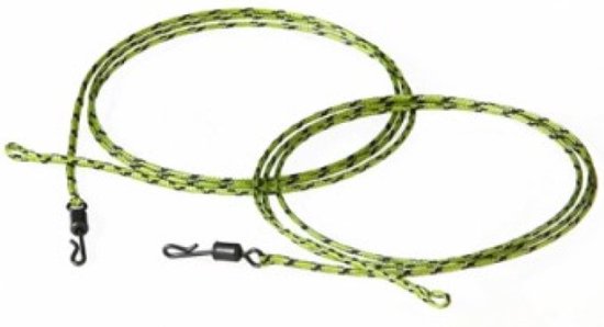 EXC Lead Core & Quick Change - 60cm - 2 stuks - Leadcore Leader met Swivel - Karper Vissen Onderlijn van Merkloos — afbeelding 2