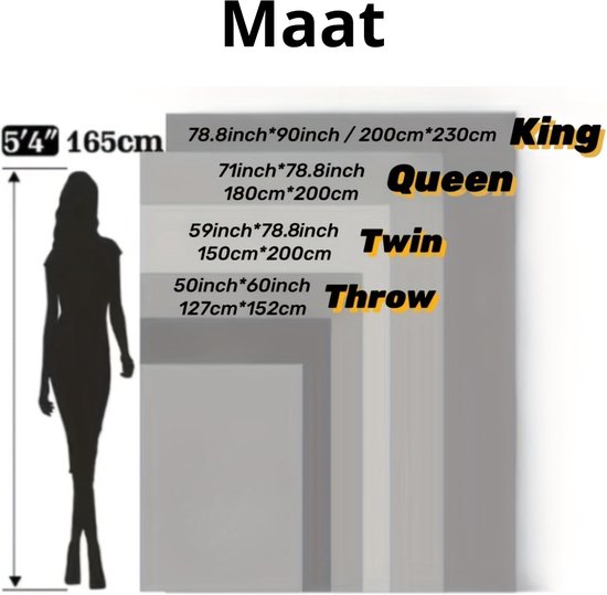 Couverture Bovista - Peluche - Laine - Couverture - Polaire - Plaid - Couverture câline - Couverture de canapé - 2 personnes Extra Groot - Beige