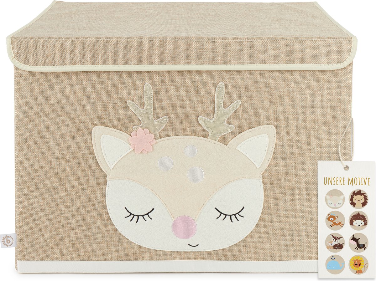 Bieco Deer Ella Stoffen Opbergbox
