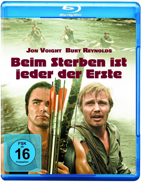 Blu-ray hoes van de film 'Beim Sterben ist jeder der Erste' met Jon Voight en Burt Reynolds.