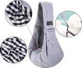 WiseGoods Luxe Dog Bag - Sac à dos pour chien - Dog Carrier 8KG - Chiens Sacs de transport - Puppy Bag - Cadeau - Tassen Animaux domestiques - Grijs