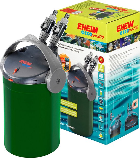 EHEIM ecco pro 200 | Eheim Ecco Pro aquariumpomp met originele Eheim filtermedia - 600 l. per uur