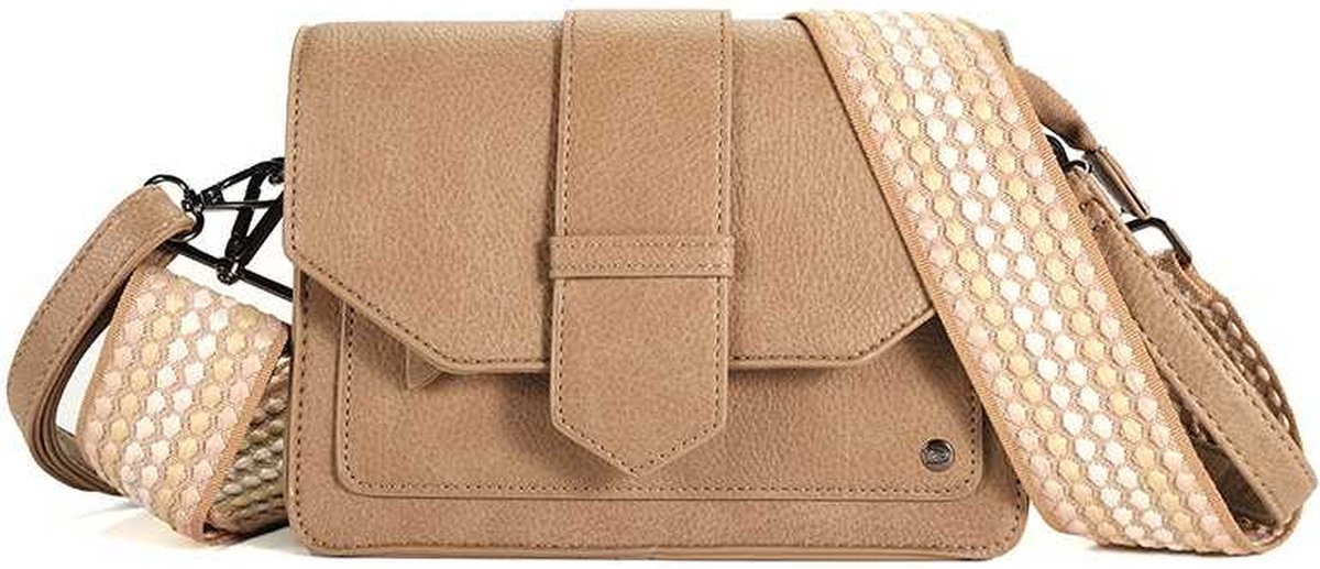 Taupe Corsica schoudertasje OLT13452