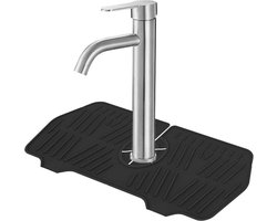 Aftappen Pad Achter Kraan - Duurzame Siliconen Kraan Water Catcher Mat | Snelle Aftappen Sink Water Catcher Mat Achter Kraan, Siliconen Droogmat Voor Keuken, Badkamer, (3 Kleuren)