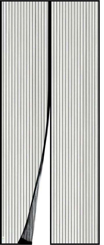 ForDig Luxe Deurhor Magnetisch - Horgordijn – Vliegengordijn – Hordeur (235 x 95, Wit
