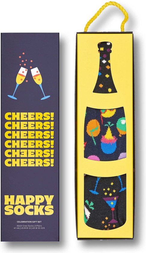 Happy Socks - 3-pack Celebrations Gift Set Mt 41-46