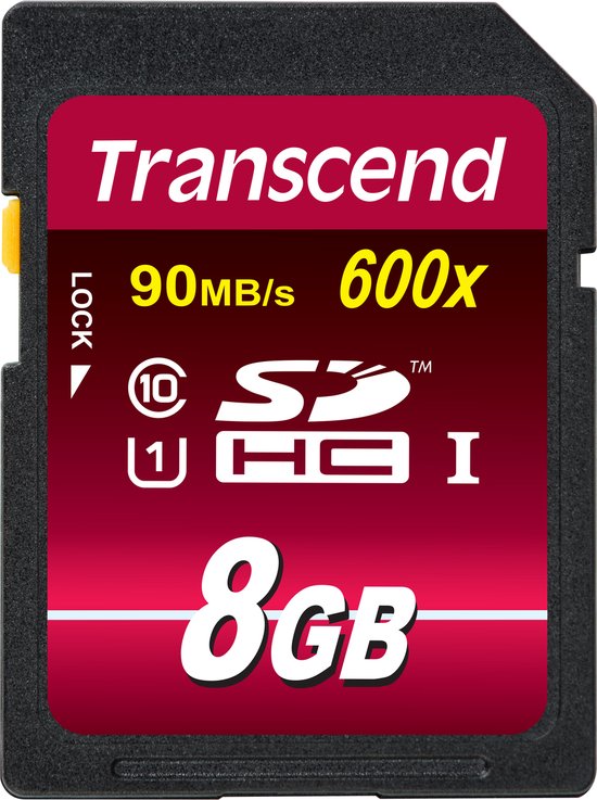 Transcend 8GB SDHC UHS-I 600x (Ultimate)