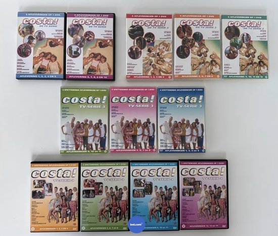 DVD SET : Costa! De complete serie - Seizoen 1 t/m 4 + de film