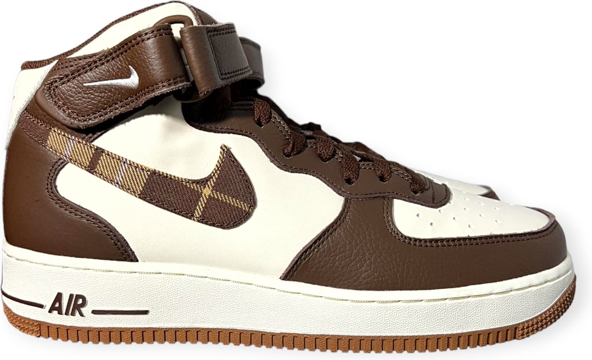 Sneakers Nike Nike Air Force 1 Mid ’07 Luxe “” Plaid Bruin