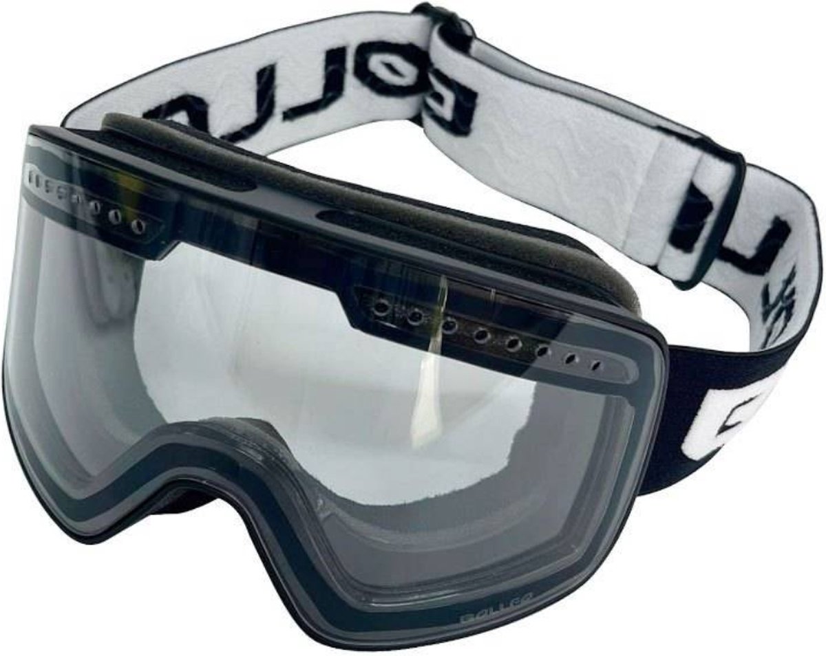 Bovista Skibril - Ski Zonnebril - Dames - Heren - Wintersport - Winddicht - UV-Bescherming - Ski Gadgets - Zwart