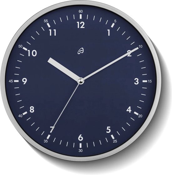 thumbnail: JoFomp Lichtgevende Wandklok – 30,5 Cm, Stil Werkend, Glow In The Dark Cijfers En Wijzers, Batterij Aangedreven