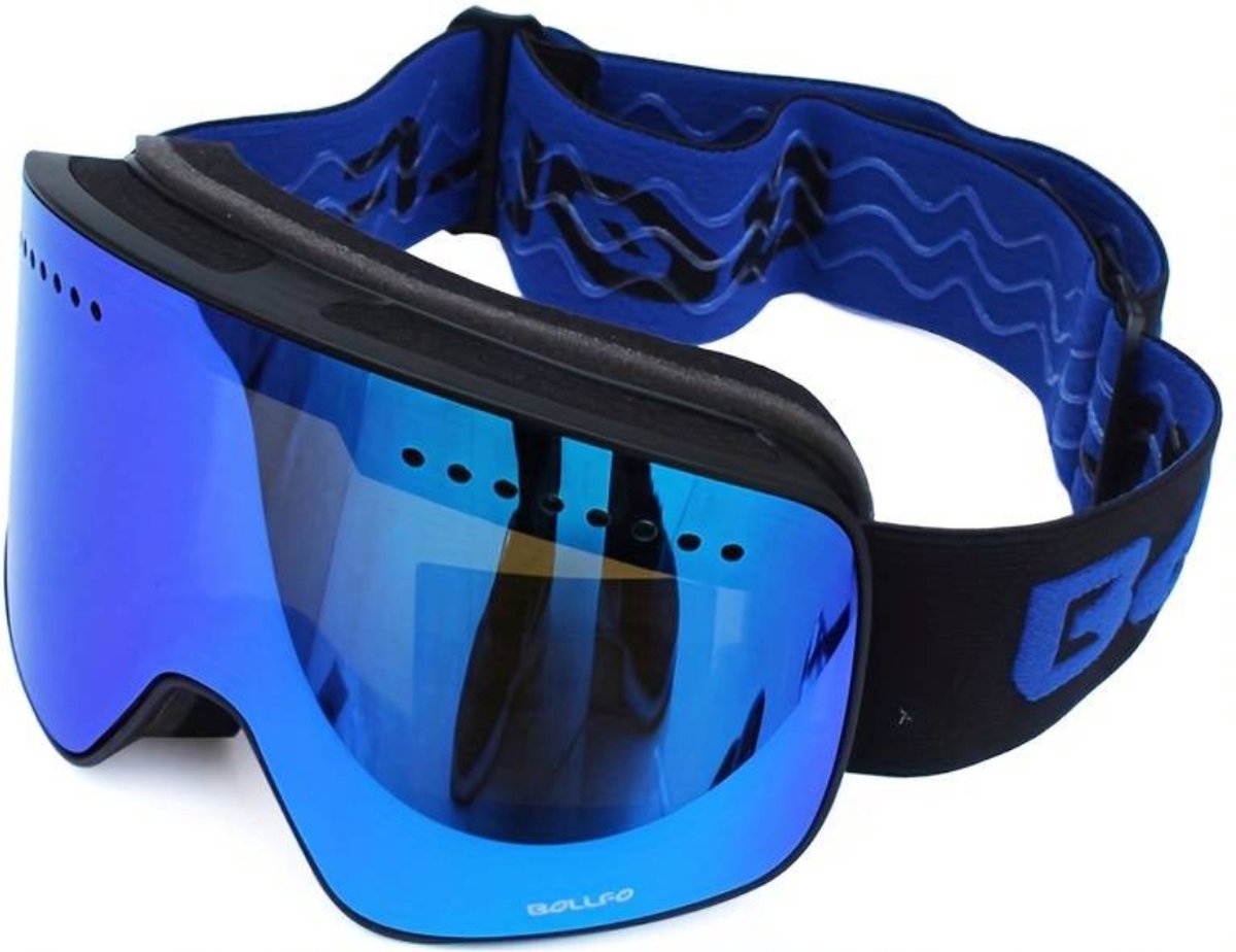 Bovista Skibril - Ski Zonnebril - Dames - Heren - Wintersport - Winddicht - UV-Bescherming - Ski Gadgets - Blauw