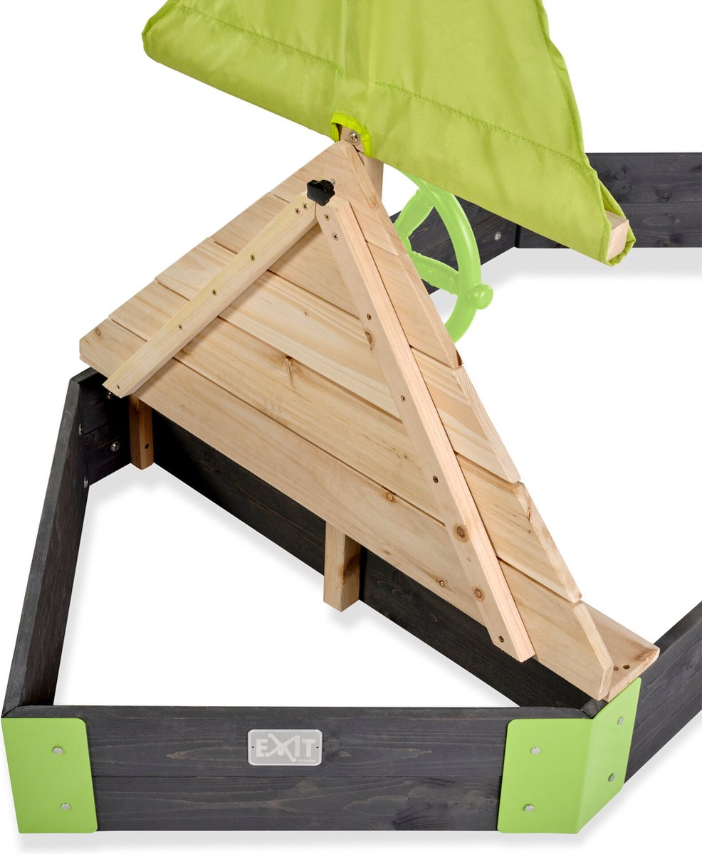 EXIT Aksent houten zandbak boot 190x90cm