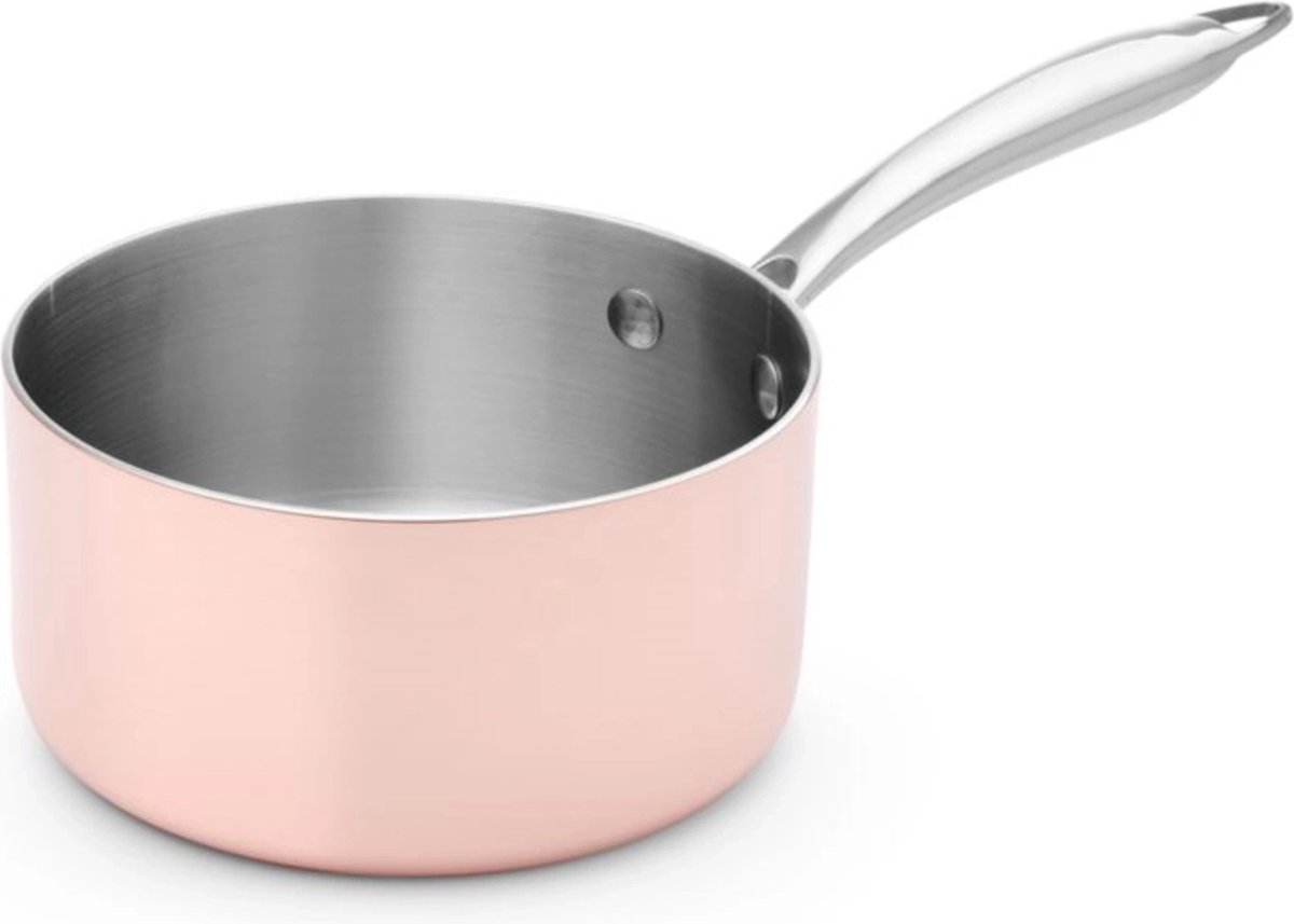 Hendi Steelpan - Koper - ø16x(h)8cm