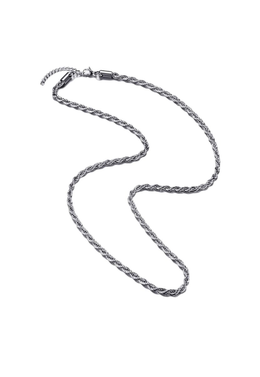 Margot Bardot Palma Ketting 4Mm Silver