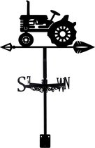 Smeedijzeren Weathervane Wind Vane voor Dak Tuin - Windrichting Teken Wind Spinner - Geïndividualiseerd Ontwerp - Outdoor Boerderij Decoratie