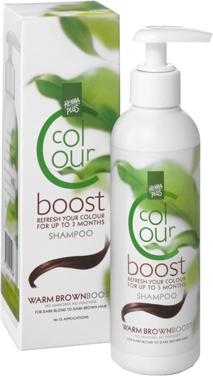 Hennaplus Colour Boost Warm Brown 200ML