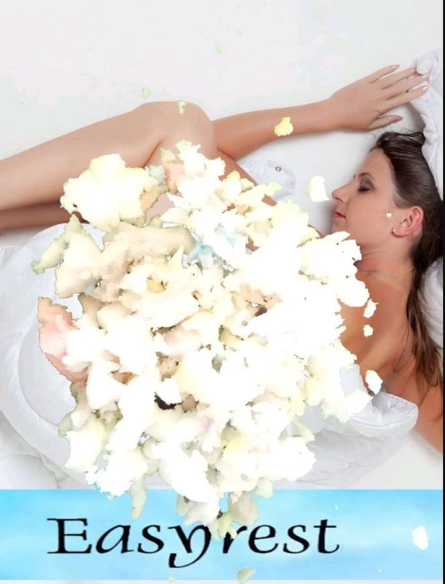 Guling Hybride Navulling Memory Foam Traagschuim mixed met Foam vlokken 1000gram. Geeft een steviger gevoel aan uw guling kussen. Voelt uw guling te zacht aan?Dan is deze eenvoudig aan uw comfort of eisen aan te passen met een na-vulling. 100% Vegan#