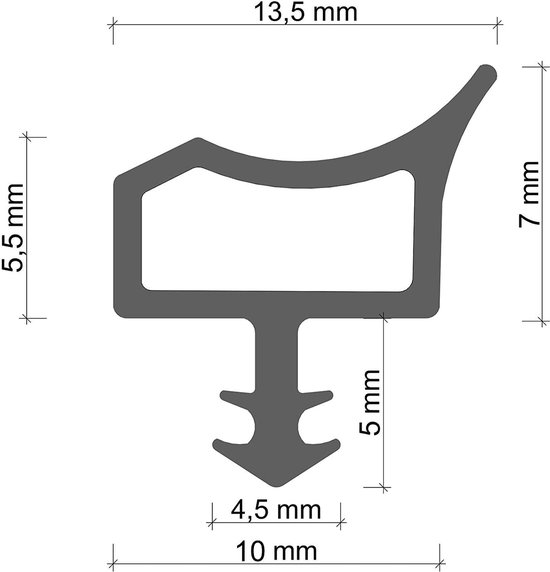 STEIGNER Deurafdichting, kamerdeurafdichting, deurrubber, rubberen afdichting, rubberen raamafdichting, profieladichting, universele afdichtingstape, 15 m, 12 mm, STD06, wit