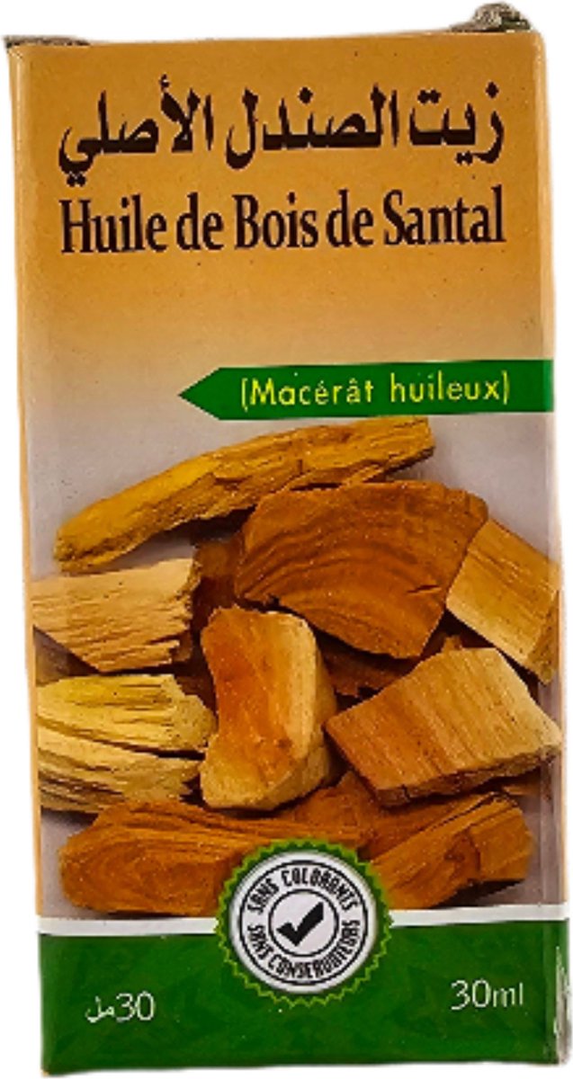 Goedkoopste Herbo Ridouane - Sandelhout Olie - Sandalwood Oil - Huile de Bois de Santal 30ml