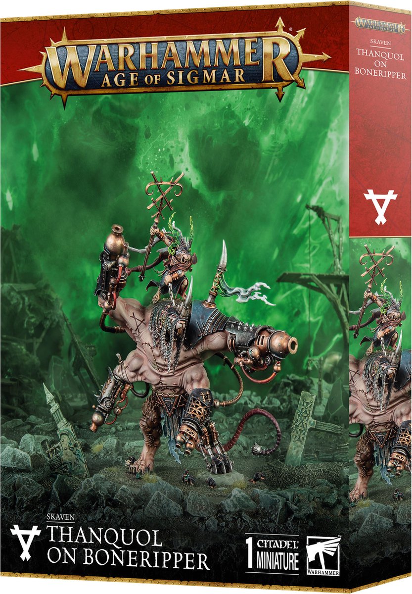 Skaven Thanquol on Boneripper