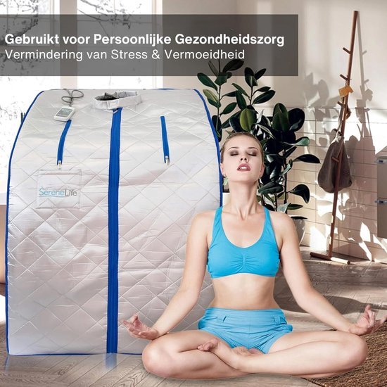 Draagbare Mini Stoomsauna - Thuis Sauna Met Klapstoel En Digitale Bediening