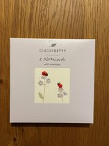Ginger Betty kaartenmapje Bloemen en Bijen