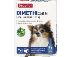 Beaphar Dimethicare Line-on Hond <15 kg - 6 Pipetten