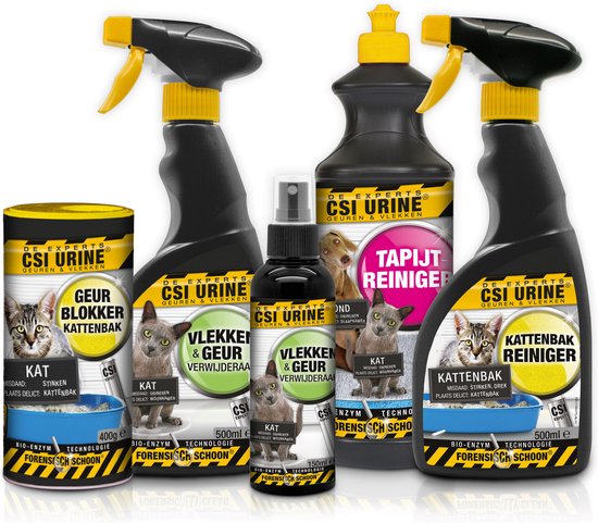 CSI Urine kat en kitten spray 500 ml enzymatische geurverwijderaar