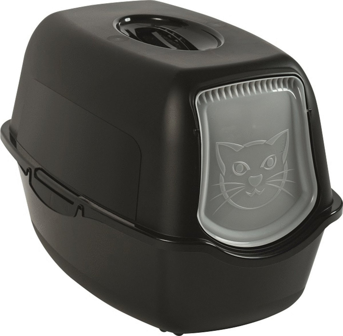 Rotho Mypet Kattenbak Eco Bailey 56x40x39 cm - Kattentoilet - Zwart&Zwart op Prijzenvolger.com