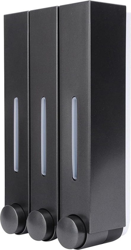 Design Sanitair Winkel | Zeep dispenser 500ML Mat Zwart RVS 1 ST Vierkant - - Design Sanitair Winkel