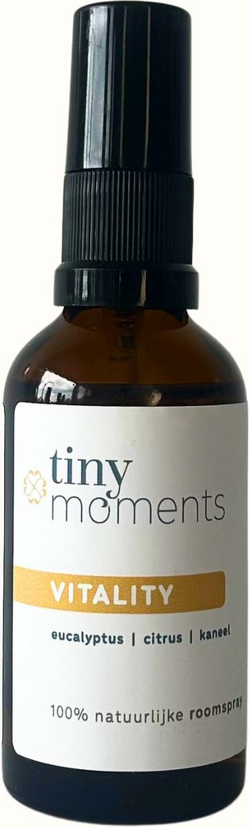 Goedkoopste Tiny Moments Roomspray Vitality - Met eucalyptus, citrus, kaneel - Voor energie & vitaliteit - 100 natuurlijk