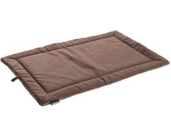 Maxxnobel Benchkussen Nubuck Lederlook/Teddy Bruin - Hondenbenchkussen - Medium