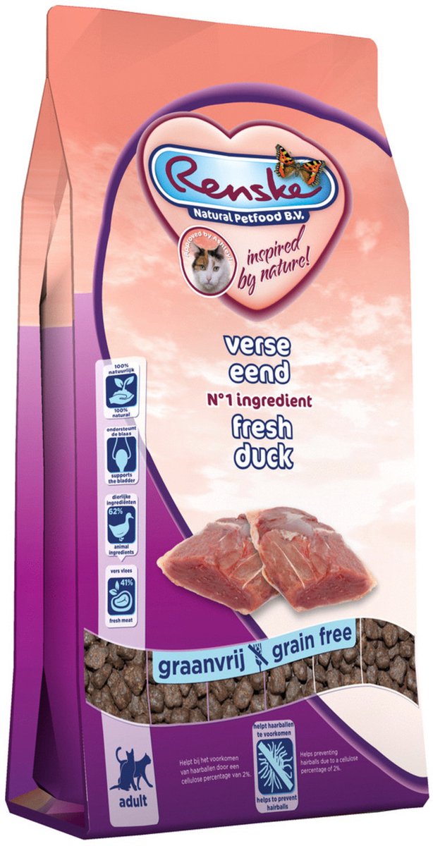 Renske Super Premium Kat Adult Eend 1,5 kg