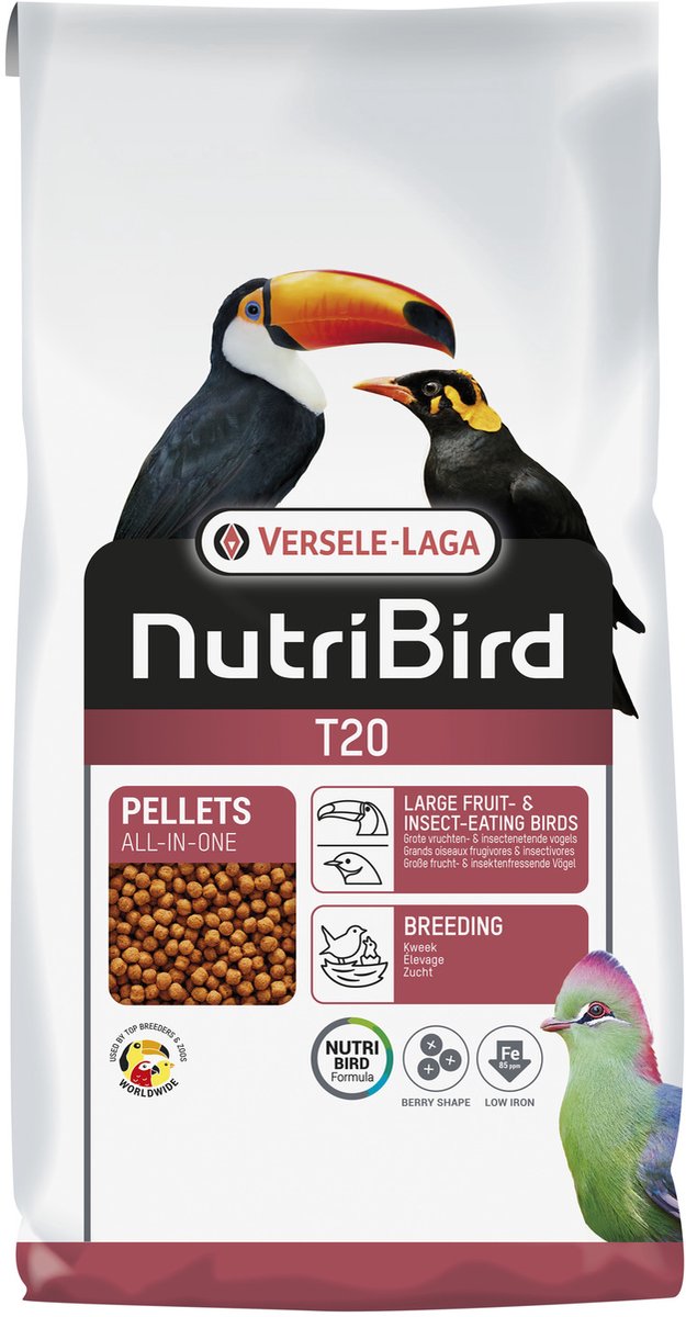 Versele-Laga Nutribird T20 Toekan Kweekvoer - Vogelvoer - 10 kg