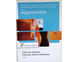 Omslag van Argumentatie