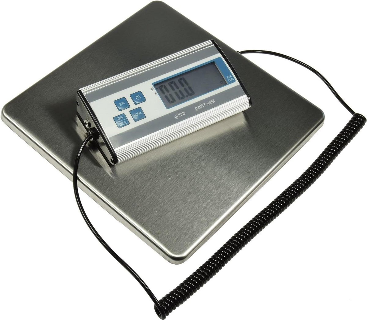 Weegschaal - Personenweegschaal Pakketweegschaal 0-120kg verzendweegschaal met CT PW-120