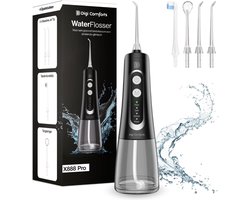 Digi Comforts X888 Pro Waterflosser - Monddouche - Elektrisch Flosapparaat - Goede Kwaliteit - Makkelijk - Krachtige straal - Zwart
