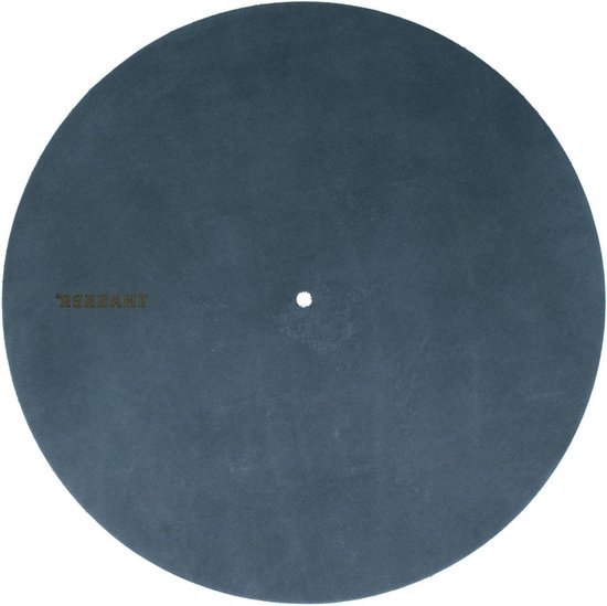 THAKKER Nubuck Leather Mat - Velvet Black - Draaitafelonderlegger gemaakt van echt Nubuck Leer - Zwart | 1,8-2mm dik | 295mm diameter | meer warmte | meer dynamiek THAKKER Nubuck Leather Mat - Velvet Black - Draaitafelonderlegger gemaakt van echt Nubuck Leer - Zwart | 1,8-2mm dik | 295mm diameter | meer warmte | meer dynamiek
