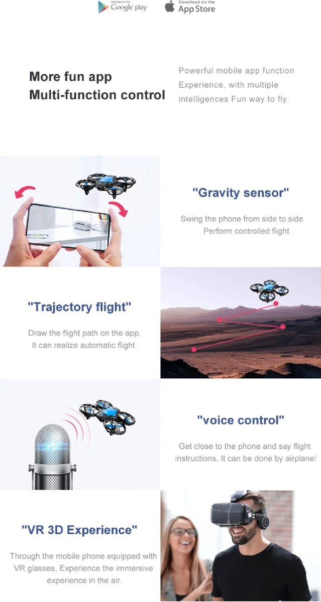 4drc V8 Mini Drone met Camera - 4K Camera thumbnail 5