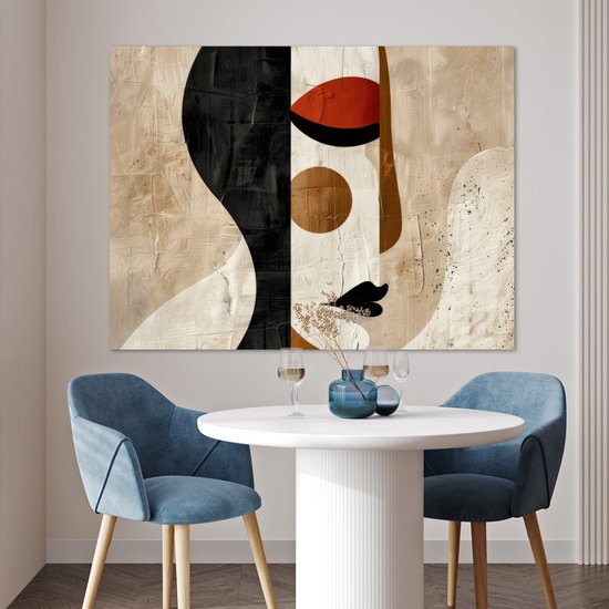 Affiche 120x90 cm - Visage - Abstrait - Art - Posters - Décoration Décoration murale - Salon - Chambre