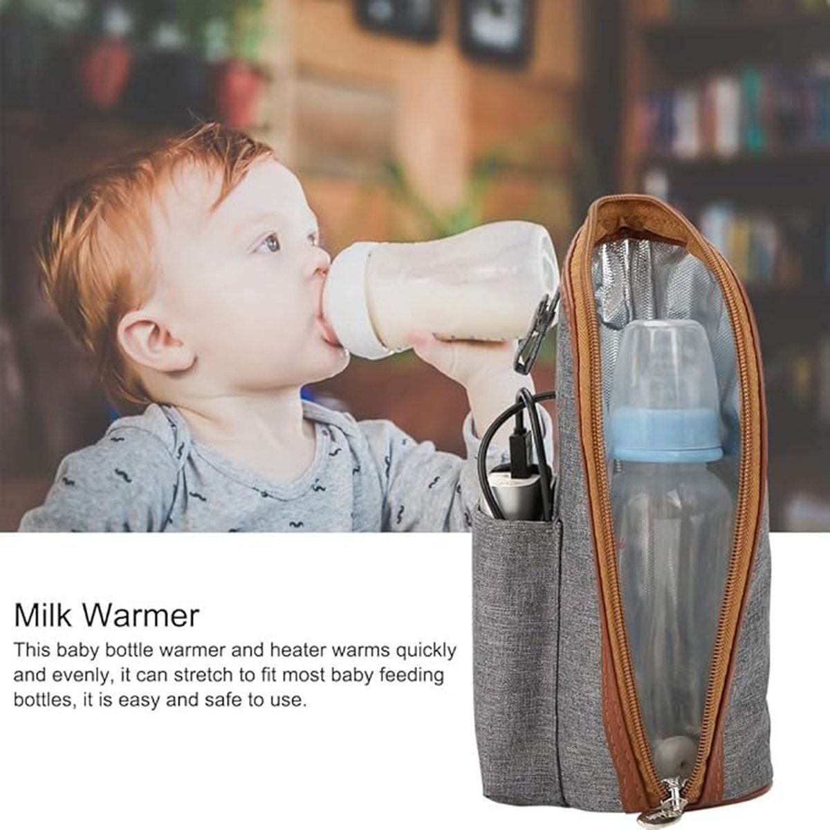 Equivera Flessenwarmer - Flessenwarmers - Flessenwarmer Ondwerweg - Flessenverwarmer - Flessenwarmer Baby - Flesverwarmer - Fleswarmer