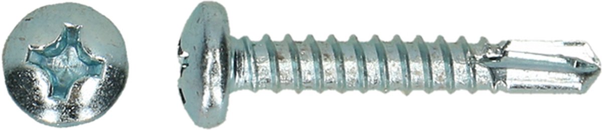 Zelfborende schroef DIN 7970 / DIN 7504 4,2x16 verzinkt x 150 stuks