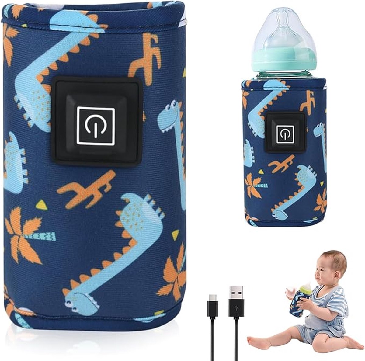 Equivera Flessenwarmer - Flessenwarmers - Flessenwarmer Ondwerweg - Flessenverwarmer - Flessenwarmer Baby - Flesverwarmer - Fleswarmer