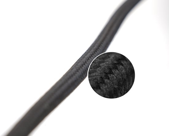 Lampe à suspension EGLO Nogalte - 4 lumières - E27 - 117 cm - Rectangulaire - Zwart