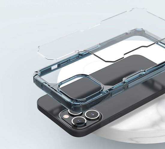 Coque de téléphone adaptée pour Apple iPhone 14 Pro Max - Coque en TPU Nillkin Nature - Coque arrière - Blauw